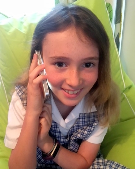 Annah: I felt really happy calling my friend.
