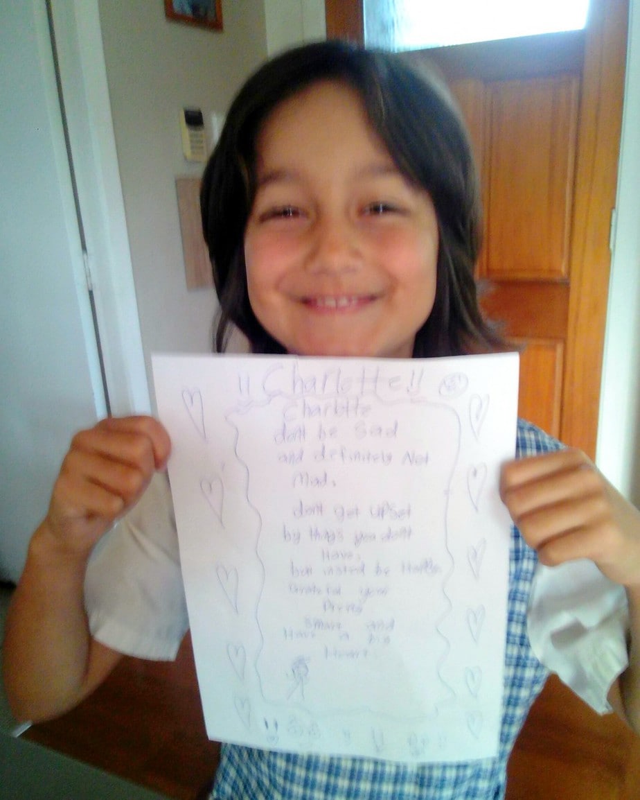 Mila: It was fun writing a poem for my friend.