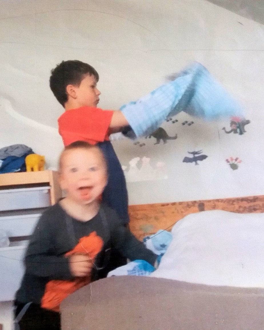 Joe: I liked helping my little brother make his bed.