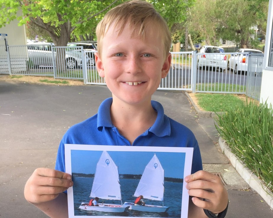 Devon: I helped my friend when we were sailing.