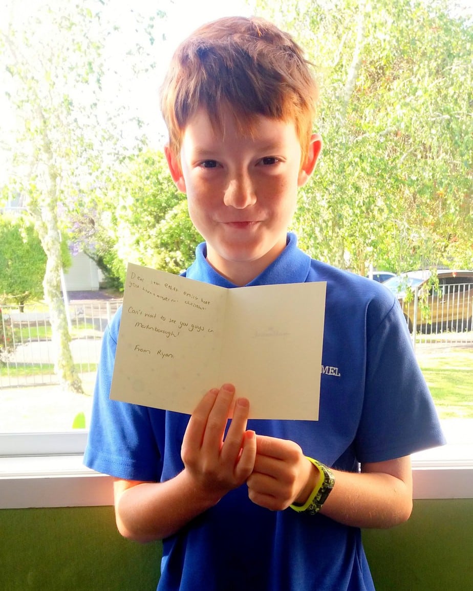 Ryan: I am really looking forward to writing the letter to my friend.