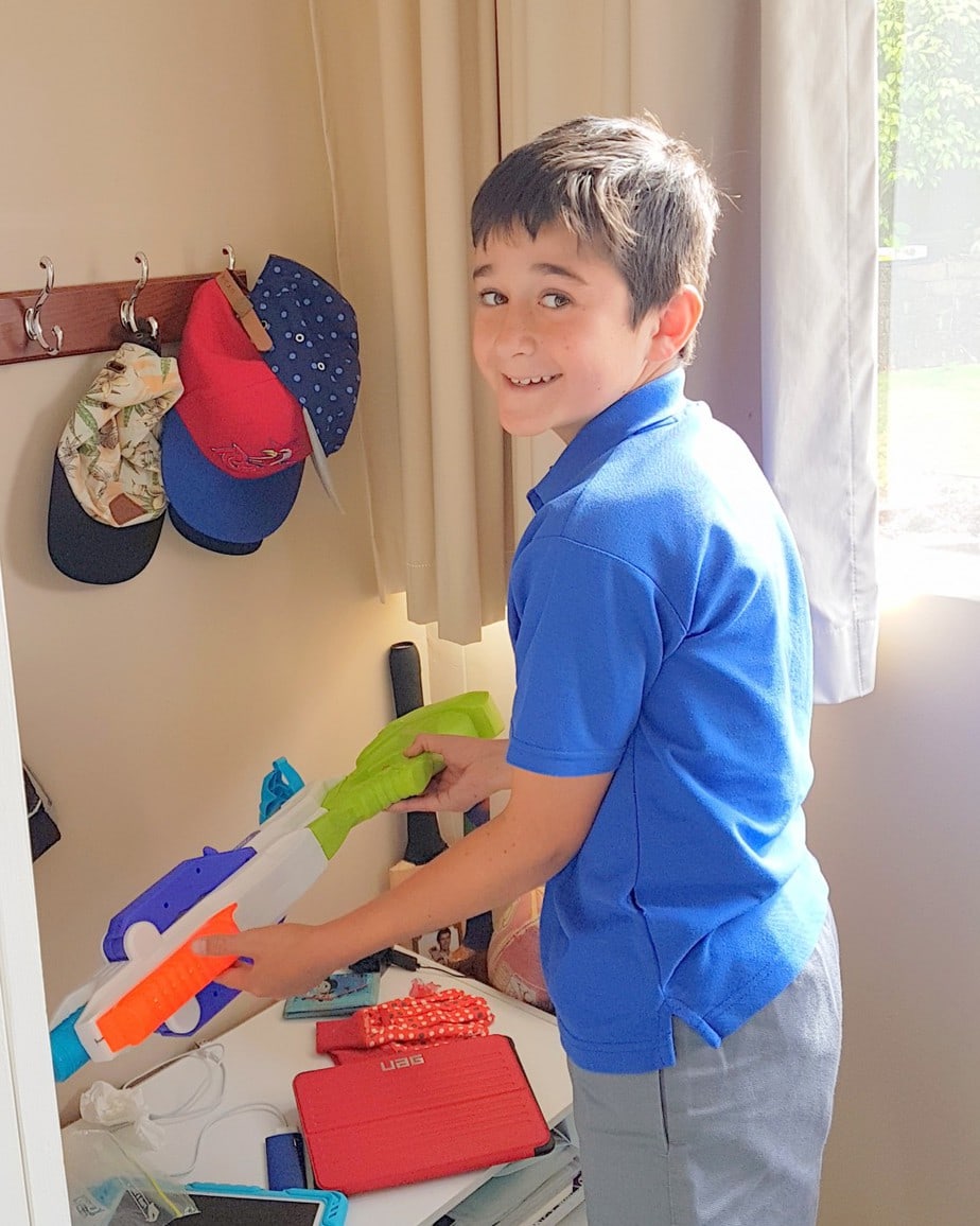 Harry: It was finally nice to have my bedroom cleaned.