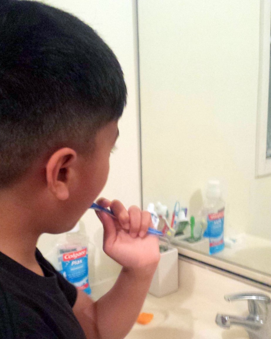 Julian: It was super easy turning the tap off when I brushed by teeth, and I felt good saving water.