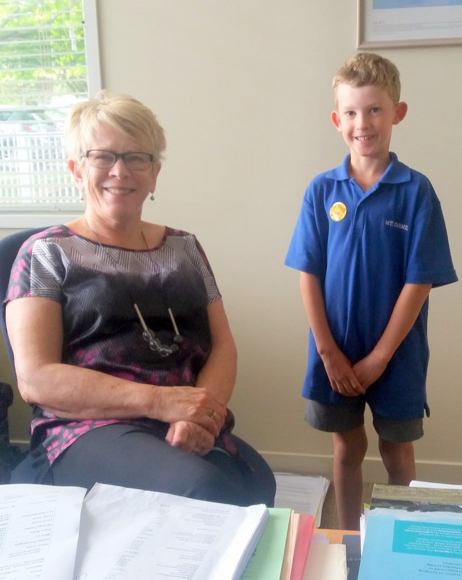 James: I felt nervous at the start talking to Mrs Donnelly, but it was fun talking about my teacher.