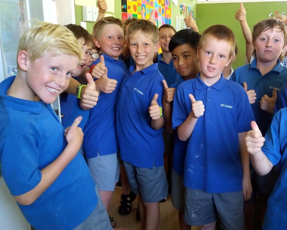 Charlie: I felt happy opening the door for the class.