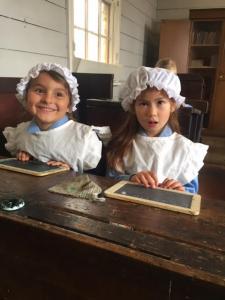 Emma and Estelle at School